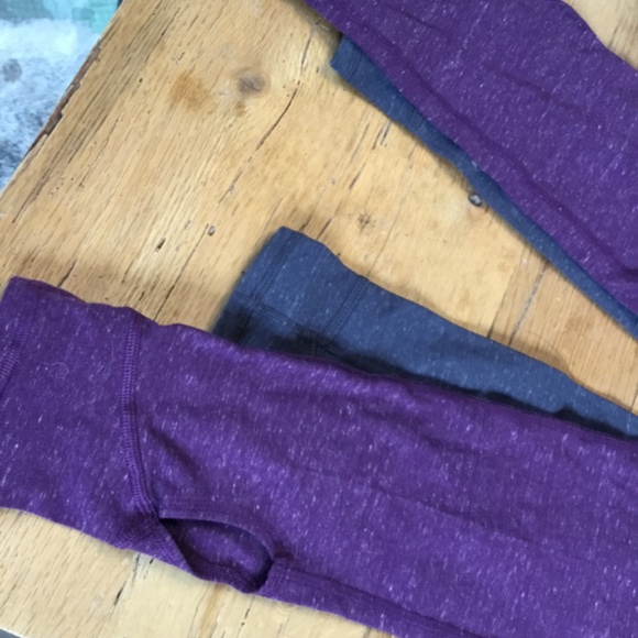 Plum Old Navy Active ankle mid-rise  leggings. NWT. Gray XXL 16 girls S womens - Picture 7 of 8